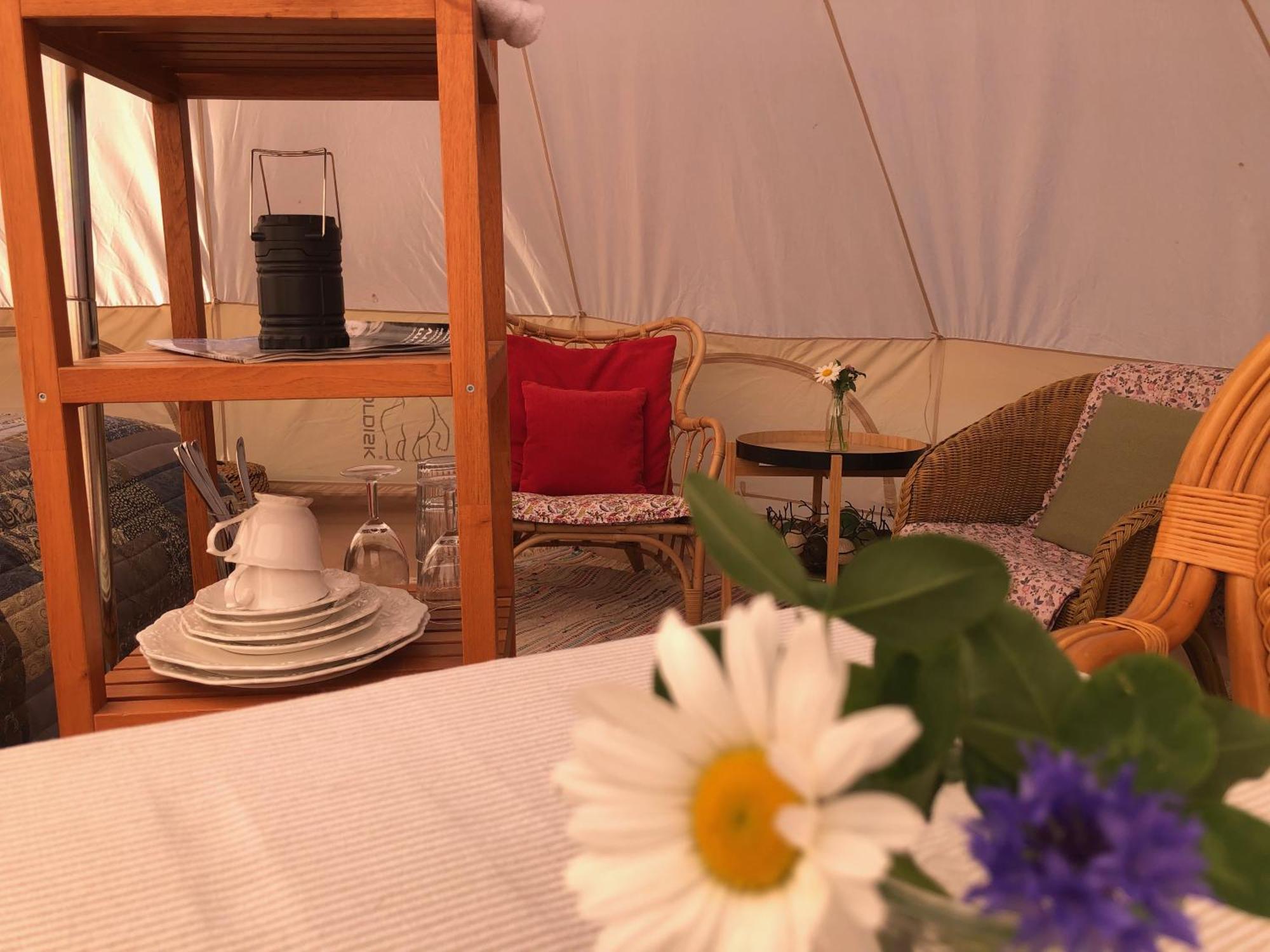 Готель Helles Have Glamping Стеге Екстер'єр фото